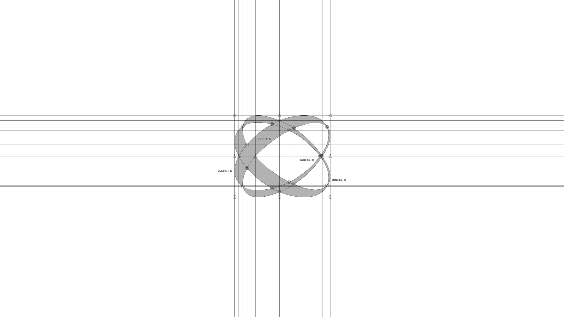 Body logo construction grid and brand system by Kalypt Studio