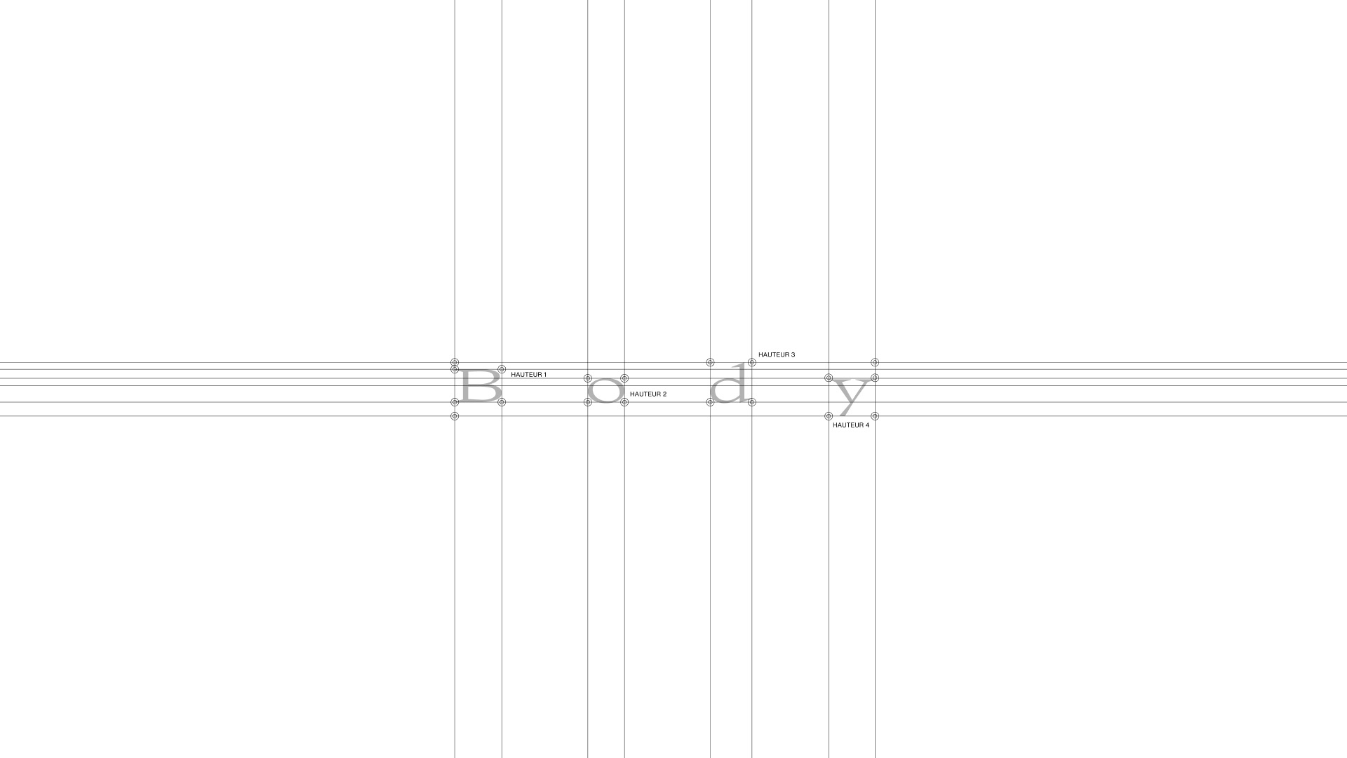 Body wordmark construction and typographic rules by Kalypt Studio
