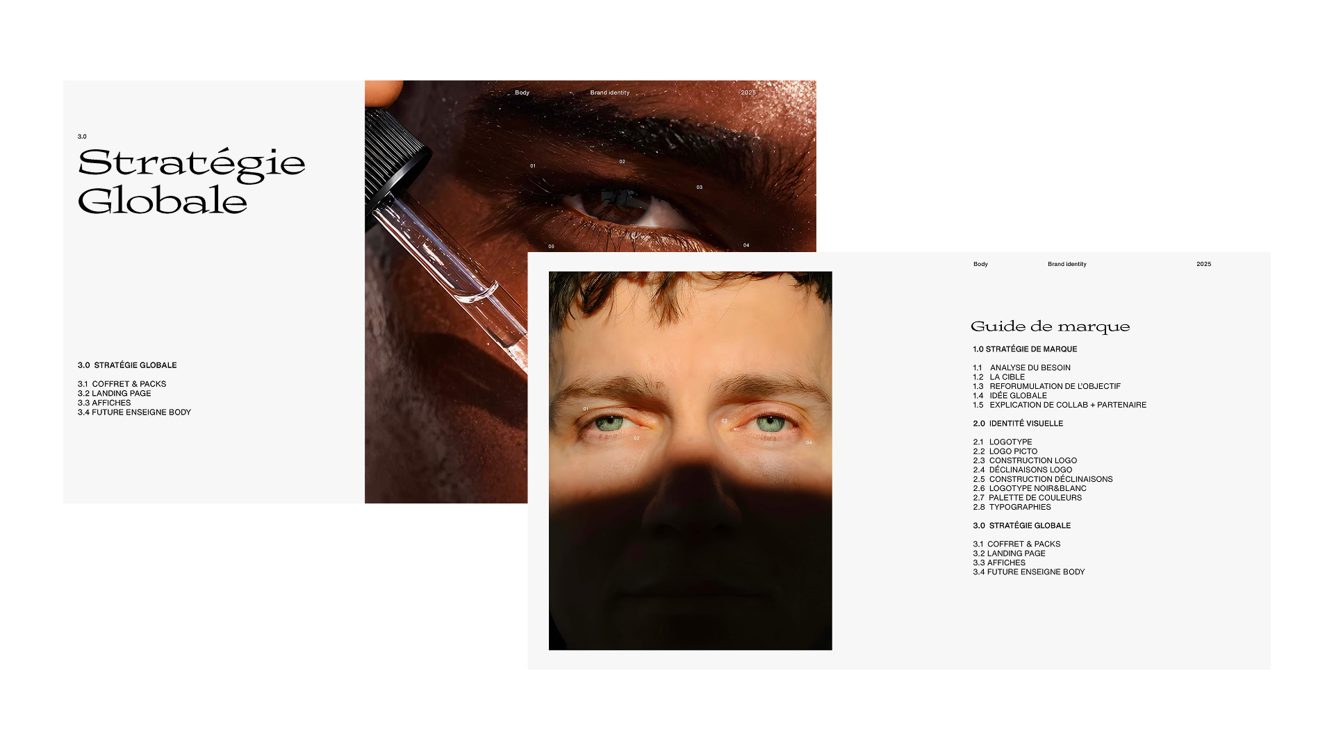 Body skincare brand strategy and editorial art direction by Kalypt Studio