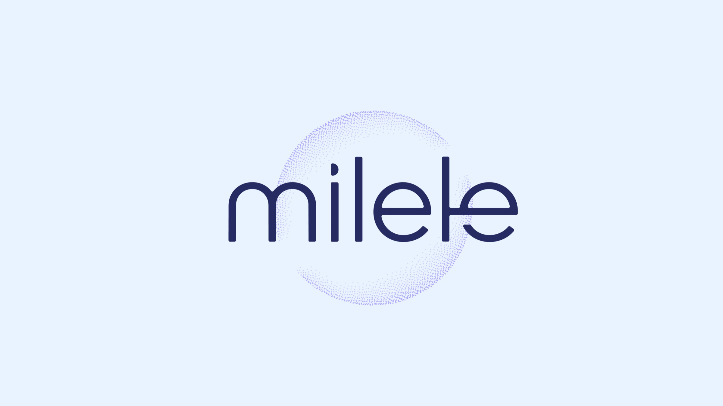 Milele premium coloured contact lens logo and identity system