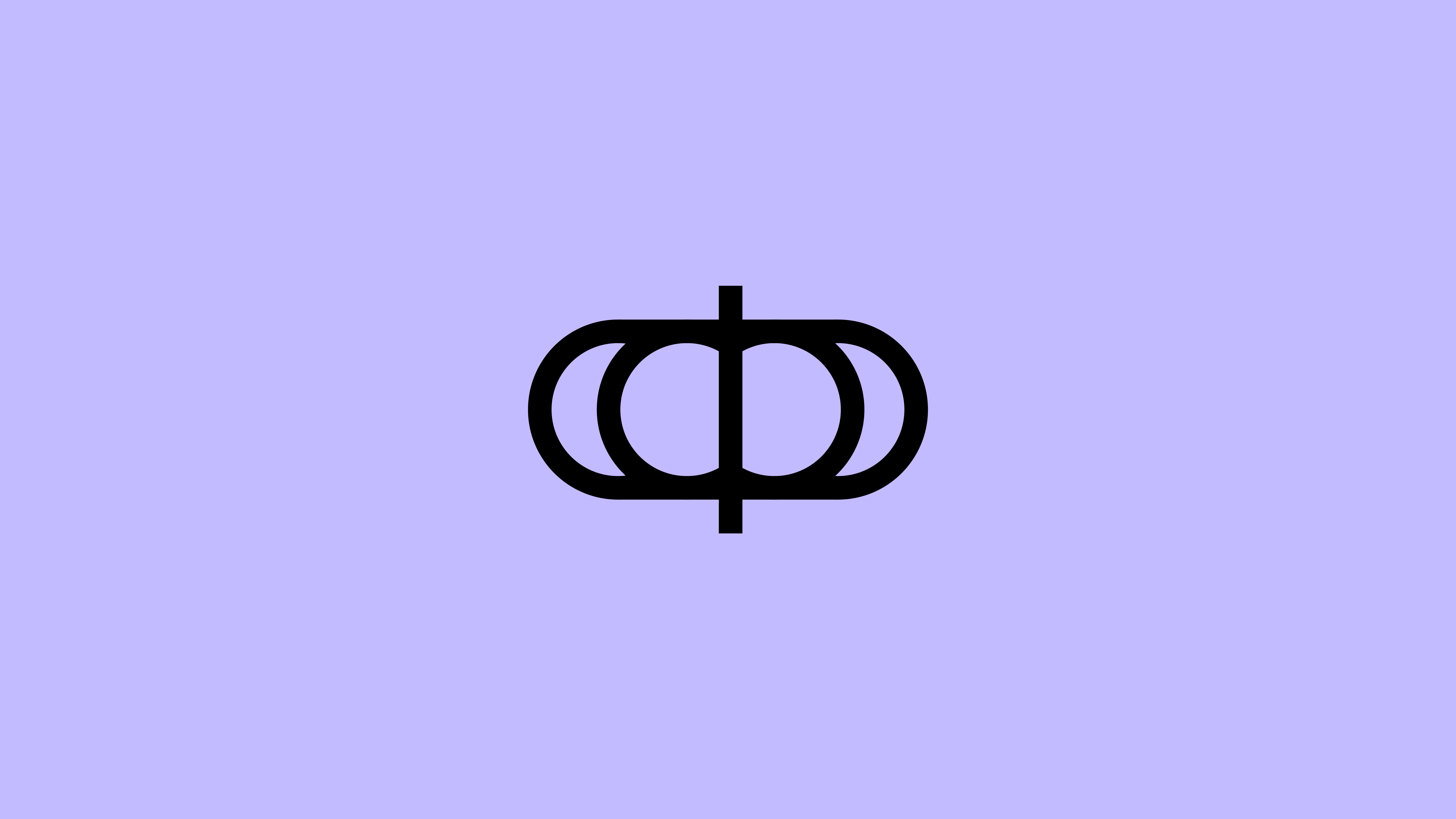 Milele black logotype and icon lockup on white background