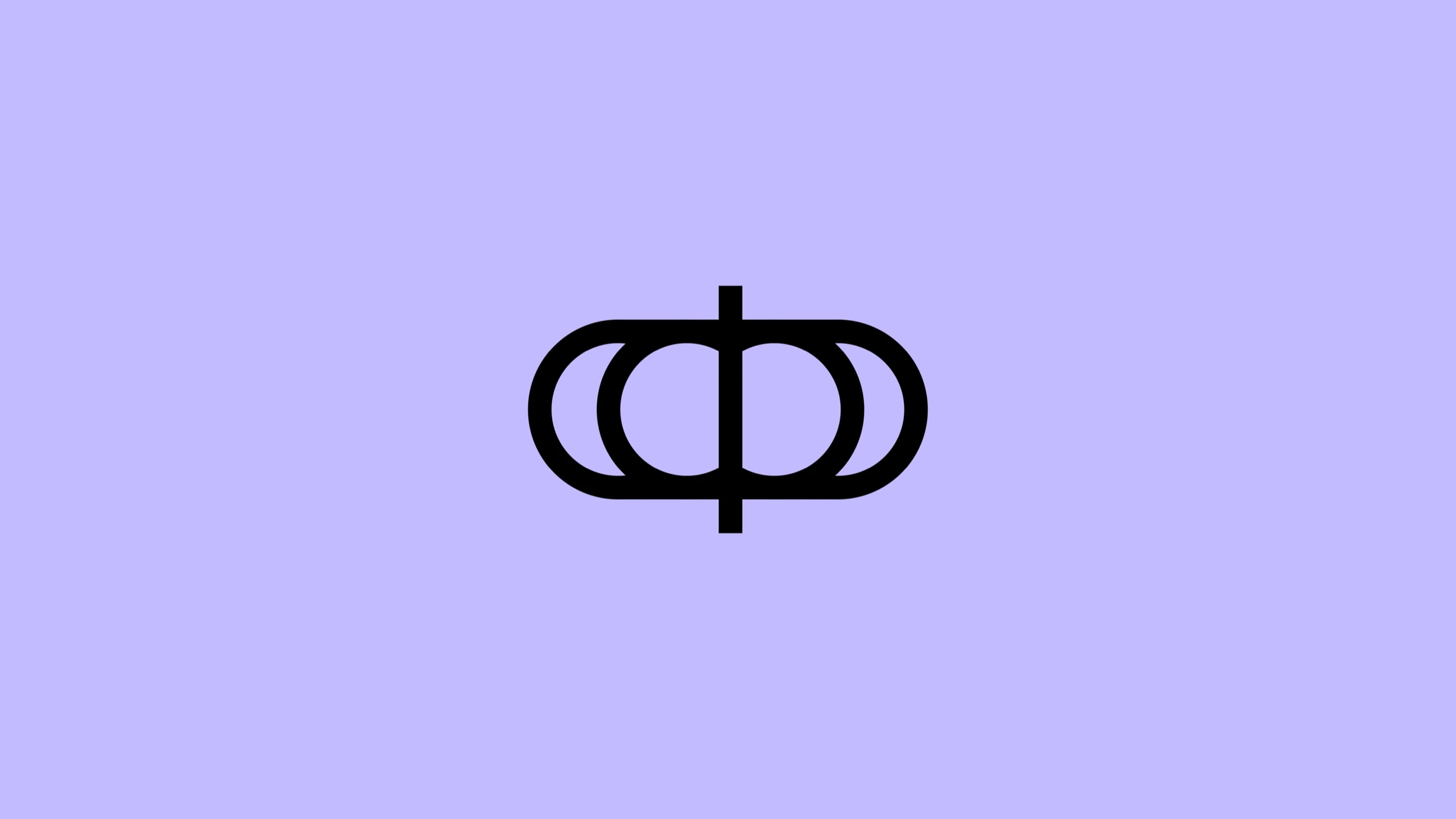 Milele black logotype and icon lockup on white background