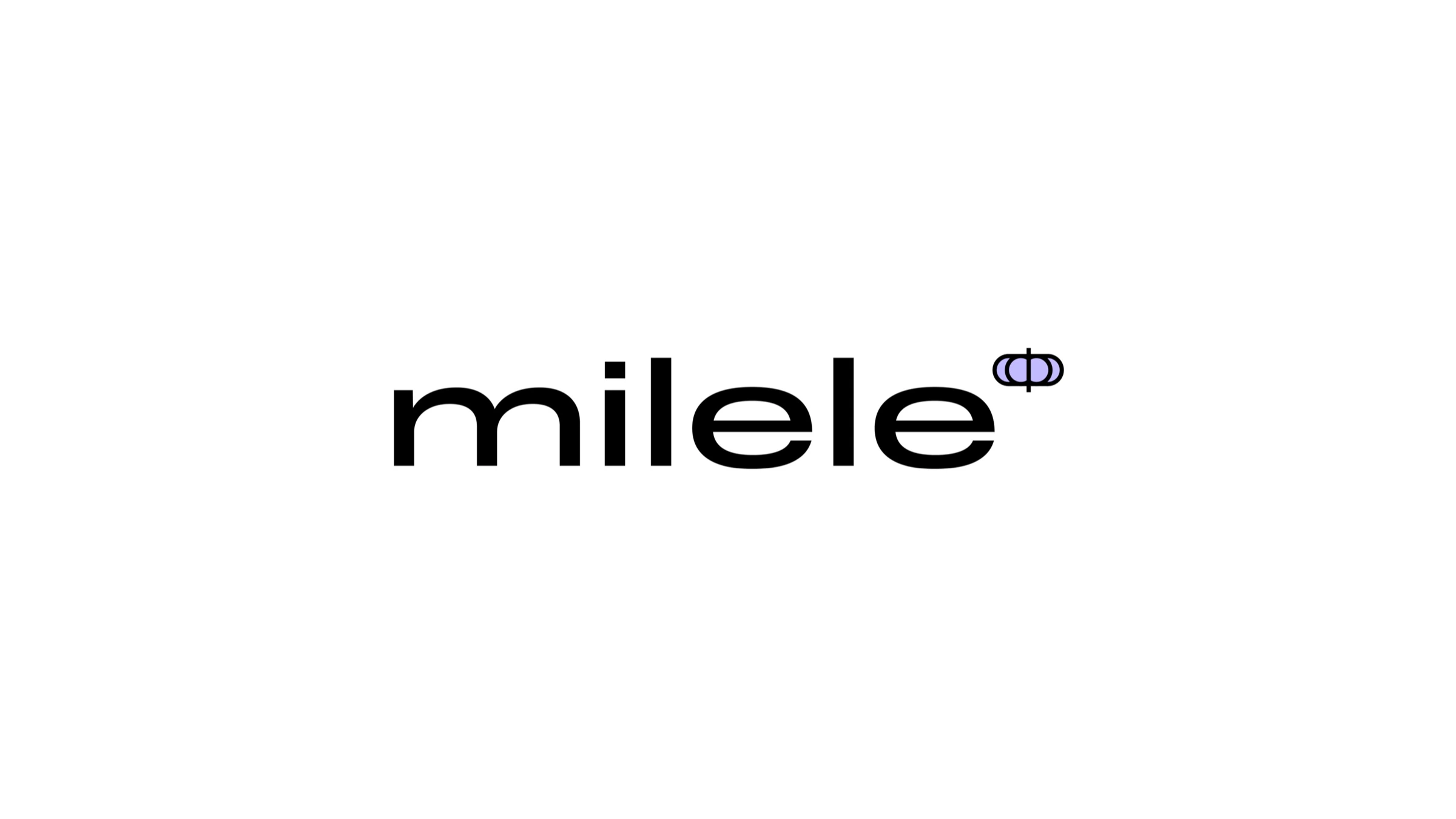 Milele icon mark on soft lavender background