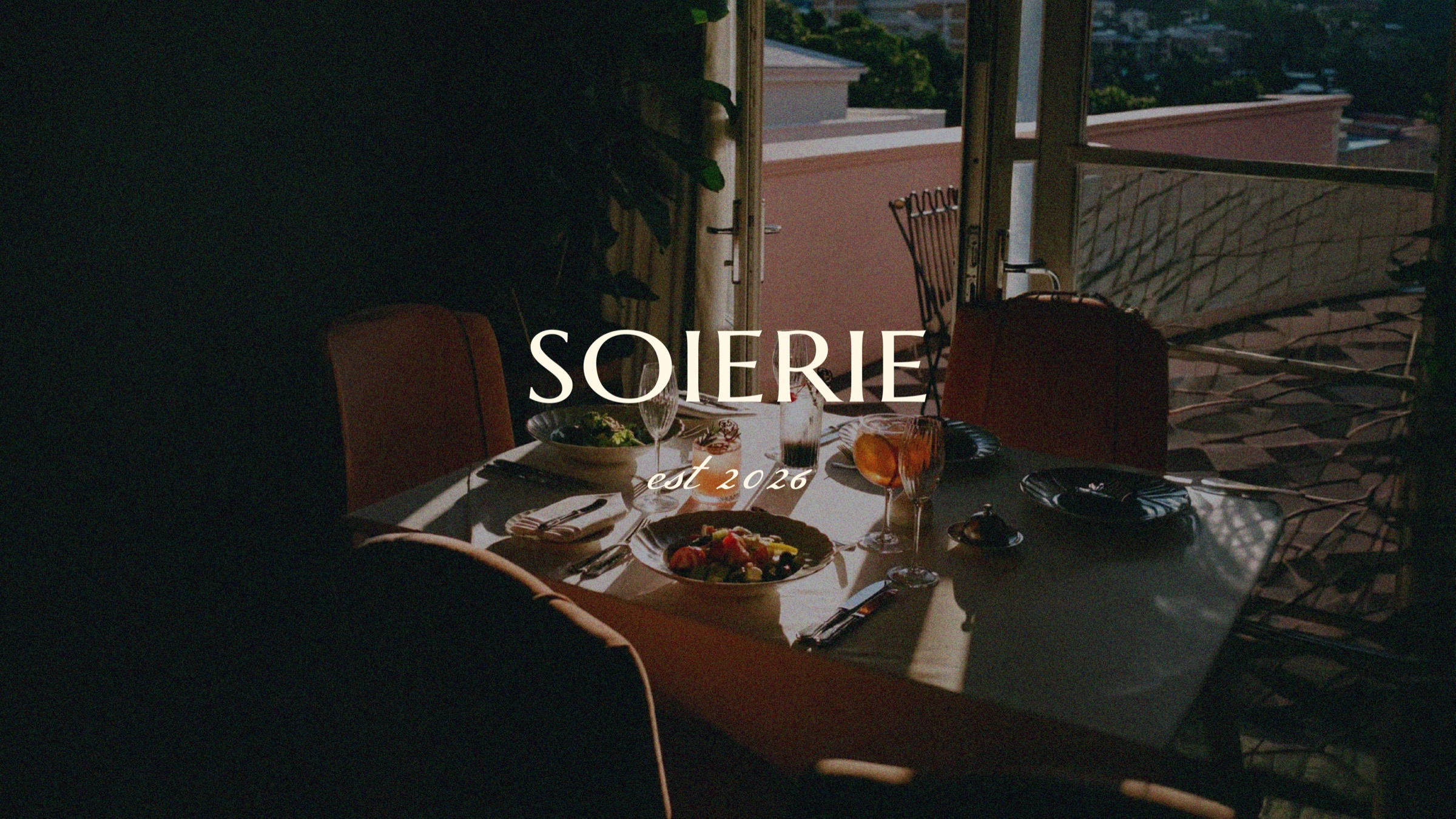 Soierie French neo-brasserie visual identity project by Kalypt Studio