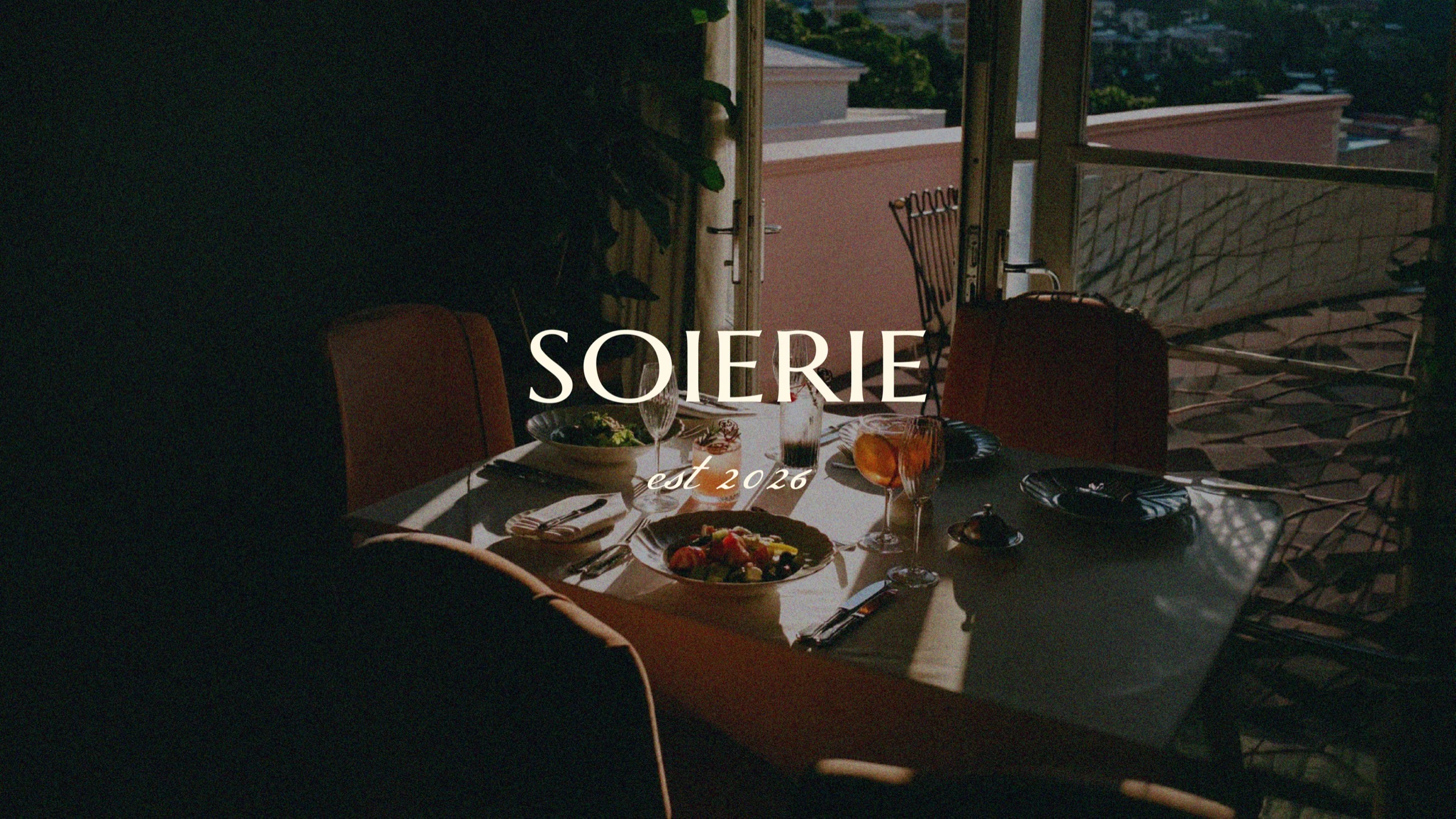 Soierie French neo-brasserie visual identity project by Kalypt Studio